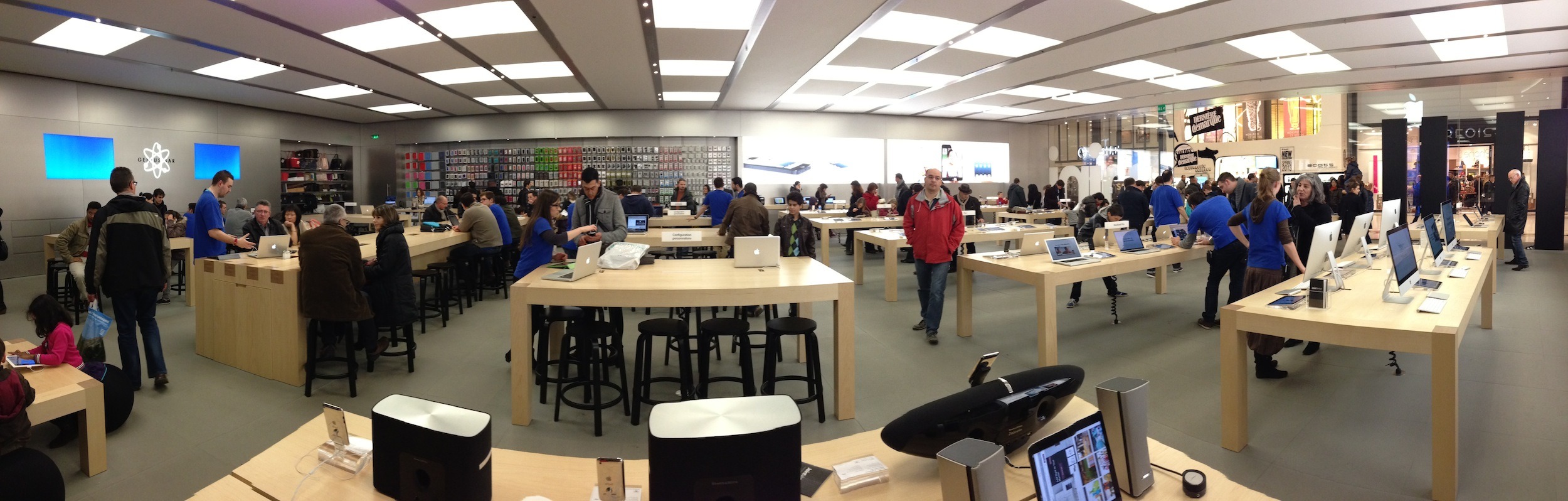 Panorama à l'Apple Store