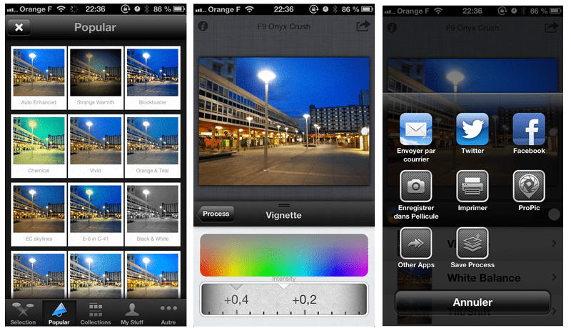 Process sur iOS