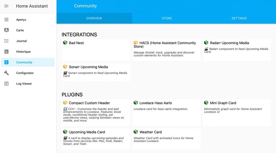 HACS le paquet indispensable pour Home Assistant