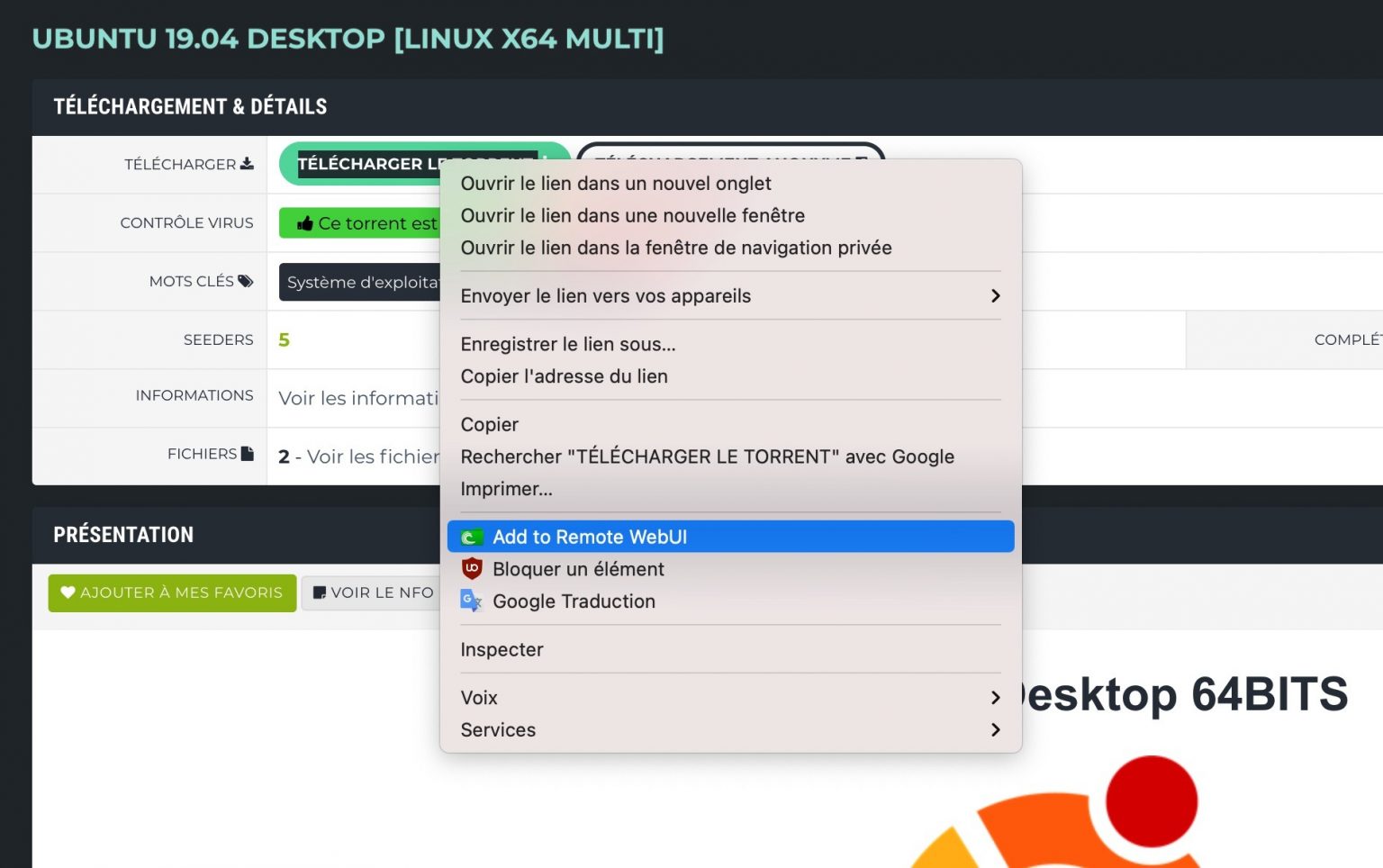 Comment ajouter des torrents sur Chrome (extension) ? Antoine Guilbert