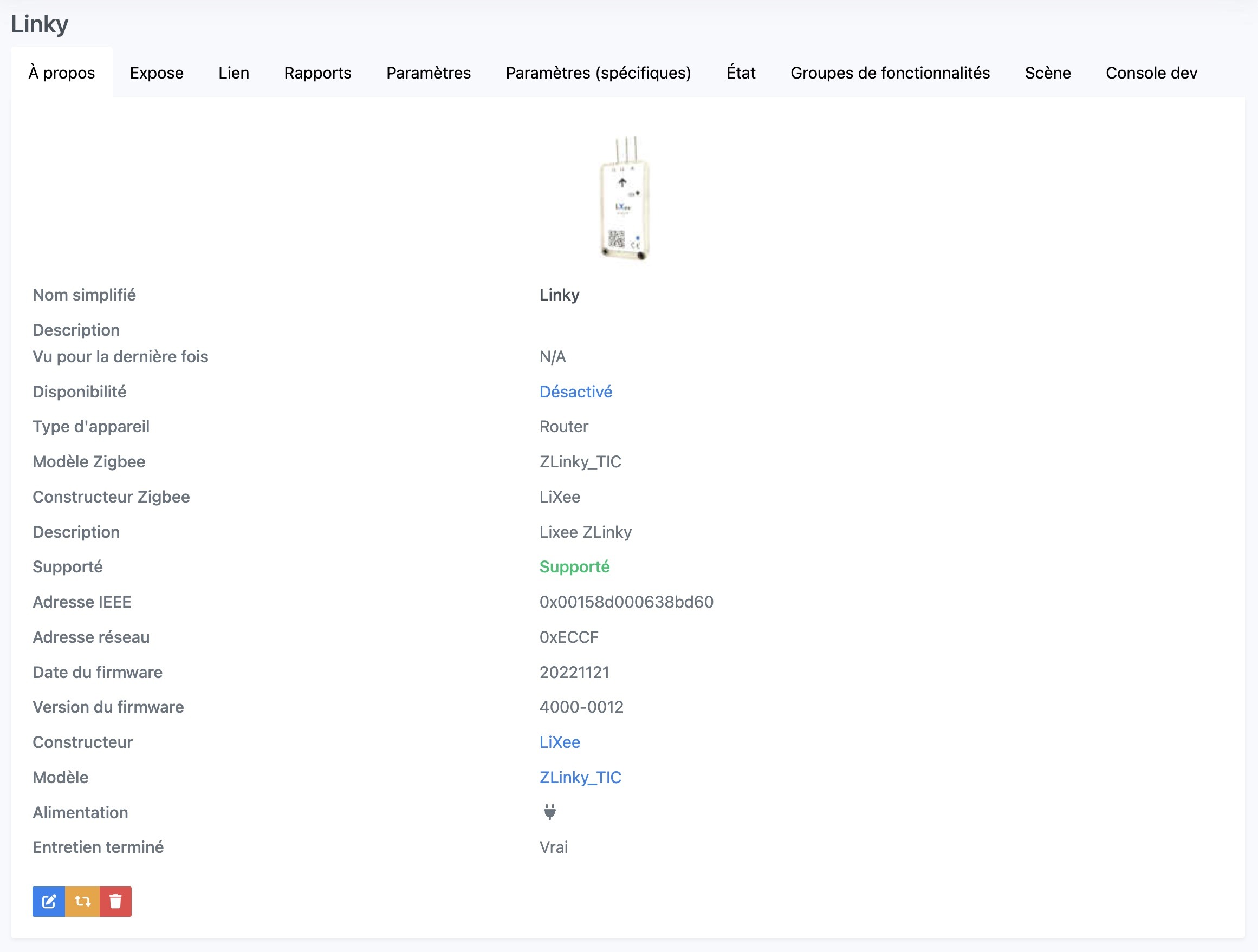 Module TIC pour compteur LINKY vers Zigbee 3.0 ZLinky TIC Lixee