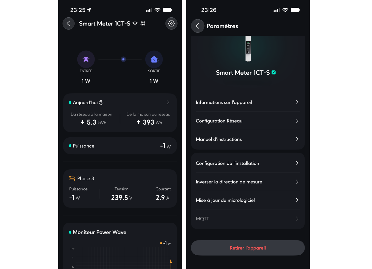 Zendure iOS compteur intelligent
